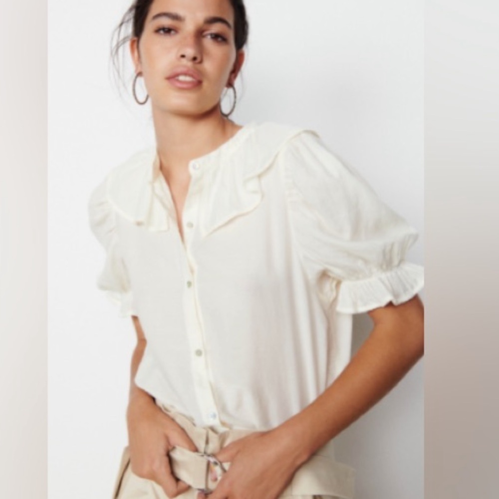 Ba&sh white top size M